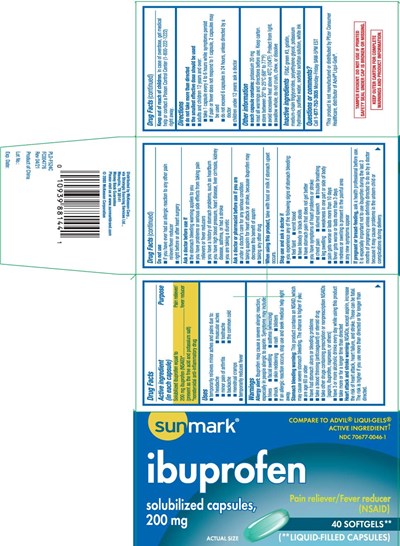 Solubilized ibuprofen equal to 200 mg ibuprofen (NSAID)* (present as the free acid and potassium salt) *nonsteroidal anti-inflammatory drug - ibuprofen 200 mg softgels pur 1