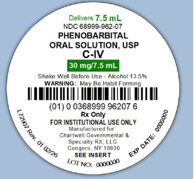 Image Description (Phenobarbital Oral Solution 7pt5ml Cup Label)