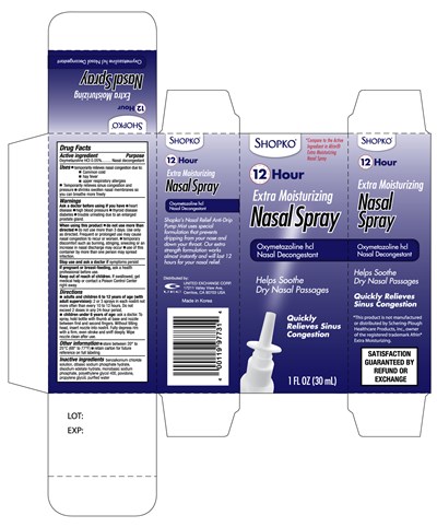 ShopkoNasalSprayExMoist.jpg image of carton label - ShopkoNasalSprayExMoist