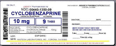 Image Label (Cyclobenzaprine For Watson 2)