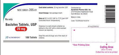 baclofen-fig2.jpg PACKAGE LABEL-PRINCIPAL DISPLAY PANEL - 20 mg (100 Tablet Bottle) - baclofen fig2