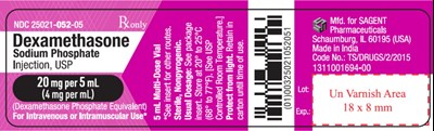 Package Label – Principal Display Panel – Vial Label (Dex1z 0000 03)