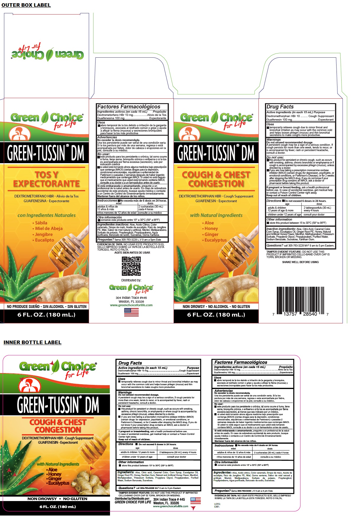 Product Images Green Tussin Dm Photos - Packaging, Labels & Appearance