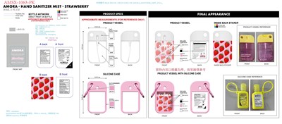 Amora Hand Sanitizer Mist Strawberry (01(1))