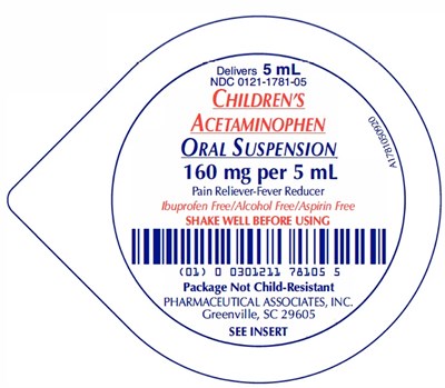 5 mL Unit Dose Cup Label - acetaminophen 01