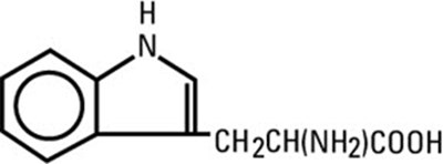 structural formula Tryptophan - aminosyn pf 10prct1 figure 2 xen 1817 2