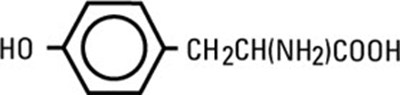 structural formula Tyrosine - aminosyn pf 10prct1 figure 5 xen 1817 5