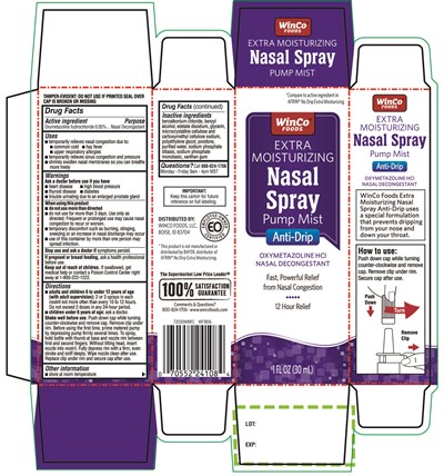 WinCo FOODS Extra Moisturizing  Nasal Spray Pump Mist Anti- Drip 1 FL OZ (30 ML) - image 01