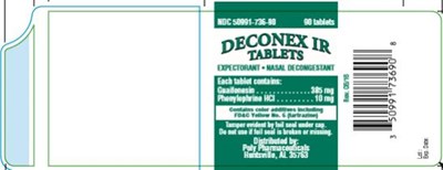 Principal Display Panelndc 50991-736-90deconex Ir Tablets90 Tablets (Deconex Ir Tablets 01)