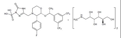 1fosaprepitantstructure.jpg image description - 1fosaprepitantstructure