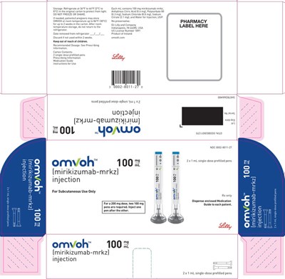 omvoh-carton-100mg-pen-078-00.jpg PACKAGE LABEL – Omvoh 100 mg Prefilled Pen - omvoh carton 100mg pen 078 00