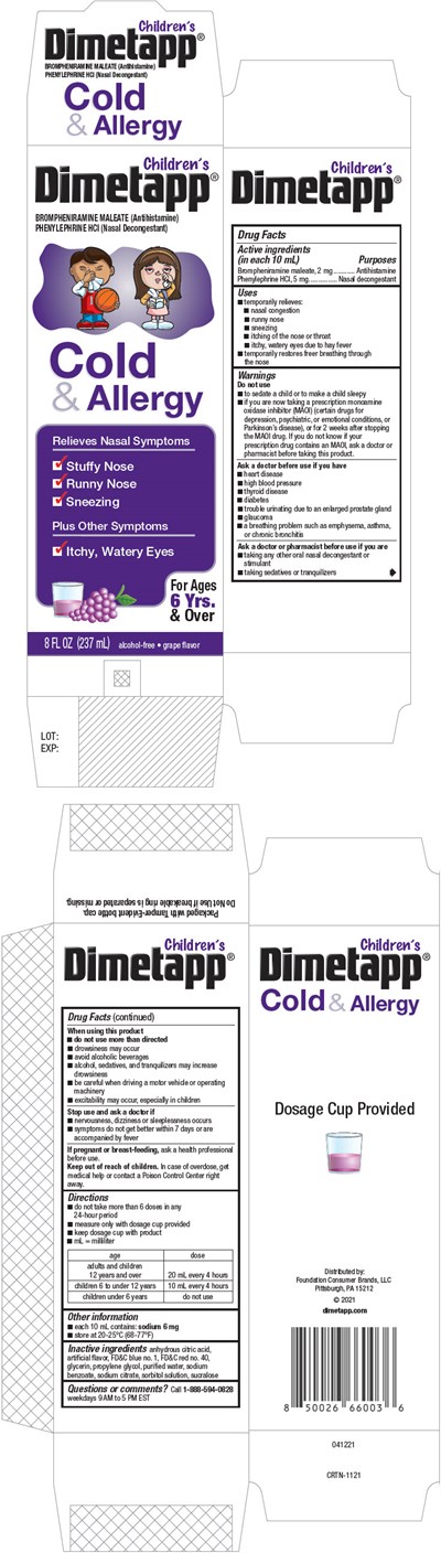 PRINCIPAL DISPLAY PANEL - 237 mL Bottle Carton - dimetapp 01