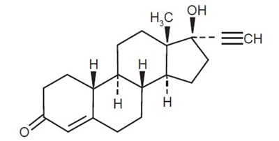 Norethindrone Structural Formula (Image 03)