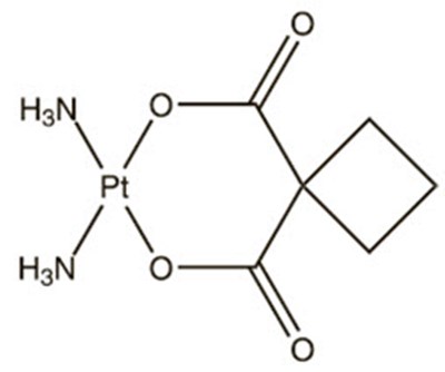 Chemical Structure - carboplatin 01