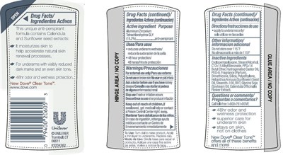 Dove Cleartone Skin Renew 48 Pdp Back (Dovecleartoneskinrenewpdpb48)