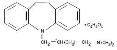 Structural Formula For Trimipramine Maleate (Image 01)