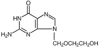 Acyclovir Chemical Structure - acyclovir oral suspension usp 1