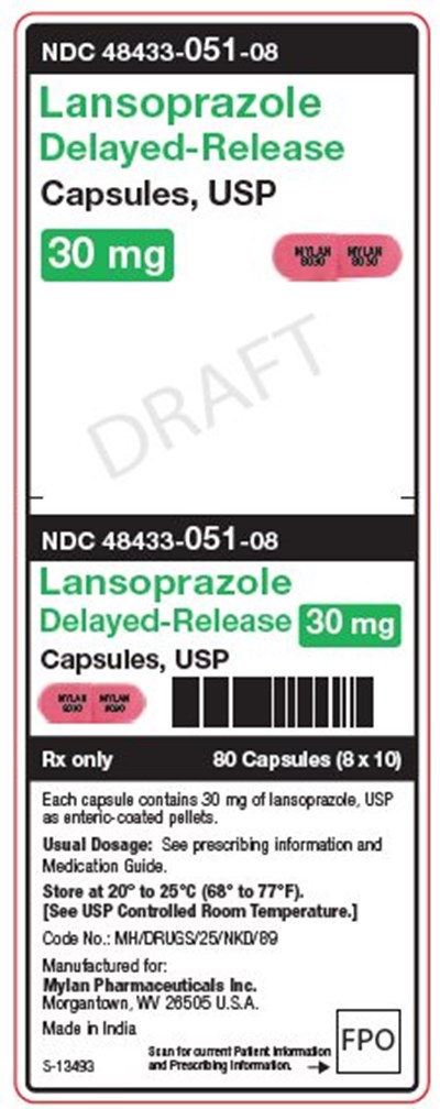 Lansoprazole Delayed-release 30 mg Capsules, Usp Unit Carton Label (Image 04)