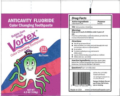 VORTEX TOOTHPASTE 120G TUBE - Vortex
