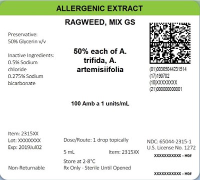Standardized Ragweed 7
