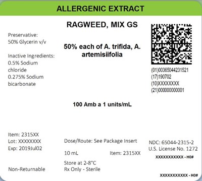 Standardized Ragweed 9