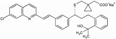 singulair-02.jpg image of montelukast sodium chemical structure - singulair 02