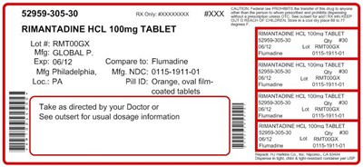 Principal Display Panel (100 Tablet Bottle Label)