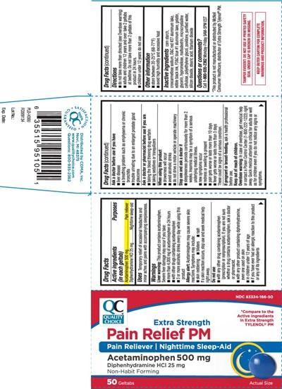 Acetaminophen 500 mg Diphenhydramine HCl 25 mg (Acetaminophen Pm Geltab 50ct 1)