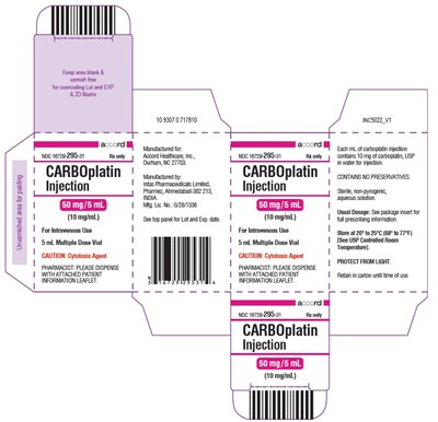 16729-295-31 (Carboplatin 50mg Carton Label)