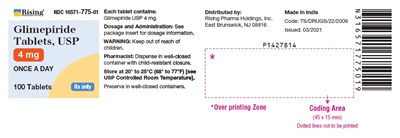 glimepiride-fig3.jpg PACKAGE LABEL-PRINCIPAL DISPLAY PANEL - 4 mg (100 Tablet Bottle) - glimepiride fig3