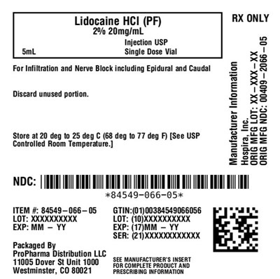 label - 84549 066 05