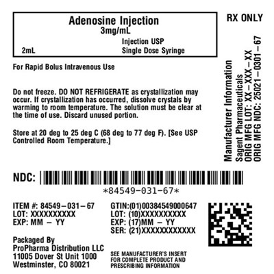 Label (84549 031 67)