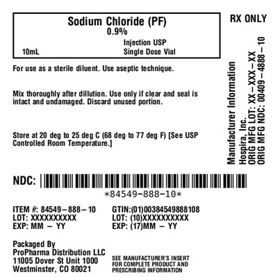 label - 84549 888 10