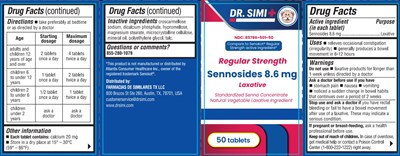 Label (Sennosides)