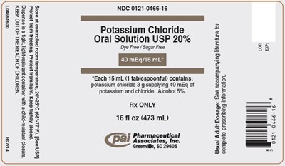 PRINCIPAL DISPLAY PANEL - 473 mL Bottle Label - potassium 01