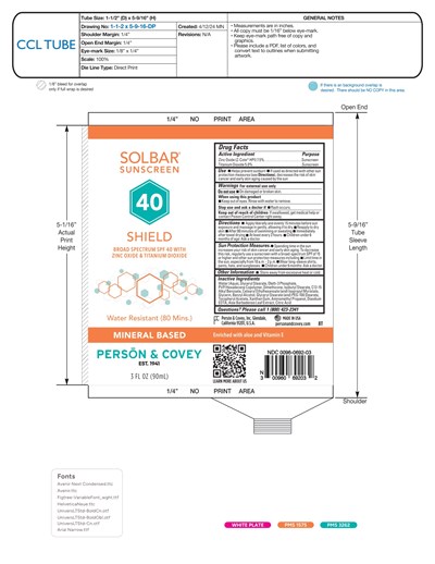 Solbar Sunscreen 40 Shield Cream - Images NDC 0096-0692