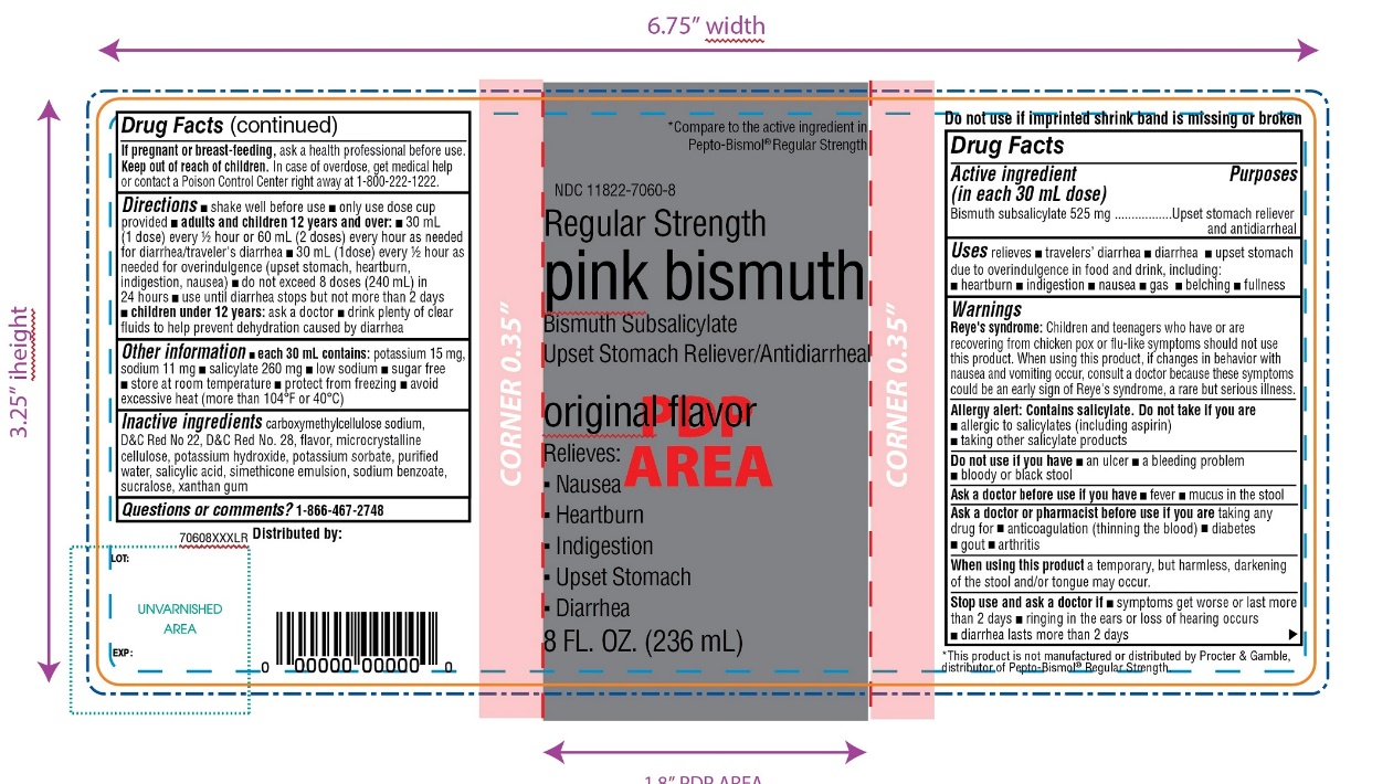 NDC 11822-7060 Rite Aid Regular Strength Pink Bismuth Suspension Oral ...