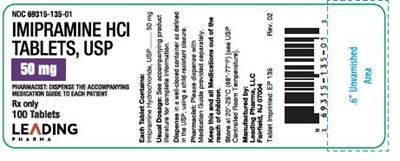 Imipramine 50mg 100tab Label (Imipramine 50mg 100tab)