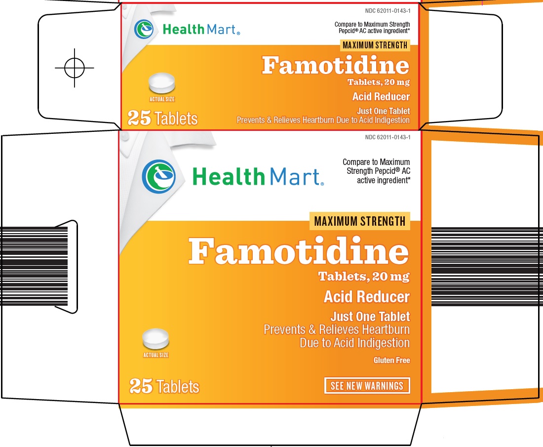 NDC 620110143 Health Mart Famotidine Famotidine