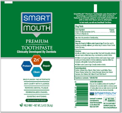 Principal Display Panel - 96.4 g Tube Label - smart 01