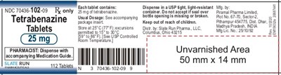 70436-102-09 (Tetrabenazine Label 2)