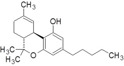 Dronabinol Structural Formula (Dronabinol 01)