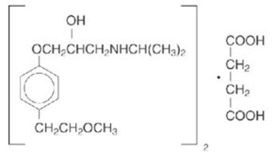 Chemical Structure - toprol 01