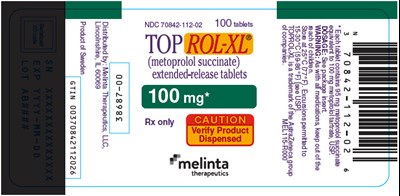 PRINCIPAL DISPLAY PANEL - 100 mg Tablet Bottle Label - toprol 04