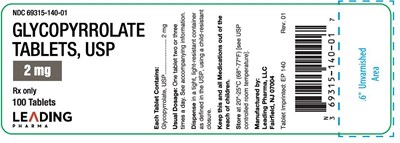 Glycopyrrolate 2mg 100tabs (2mg100ctlabel)