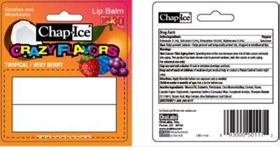 Front And Back Of Spf 30 Combo Card (Berry)