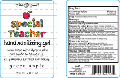 Principal Display Panel - 232 mL Bottle Label - teachers 01