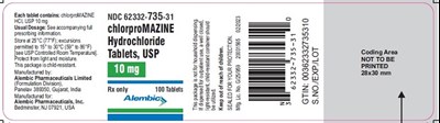 chlorpromazine-10.jpg 100 tablets - chlorpromazine 10
