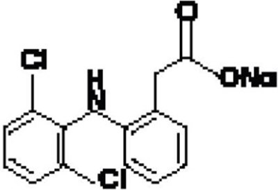 Chemical Structure (Diclofenac 01)