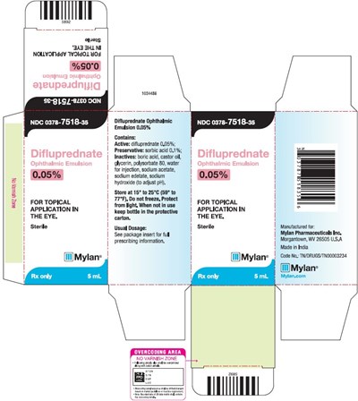 image-04.jpg Difluprednate Opthalmic Emulsion 0.05% Carton Label - image 04